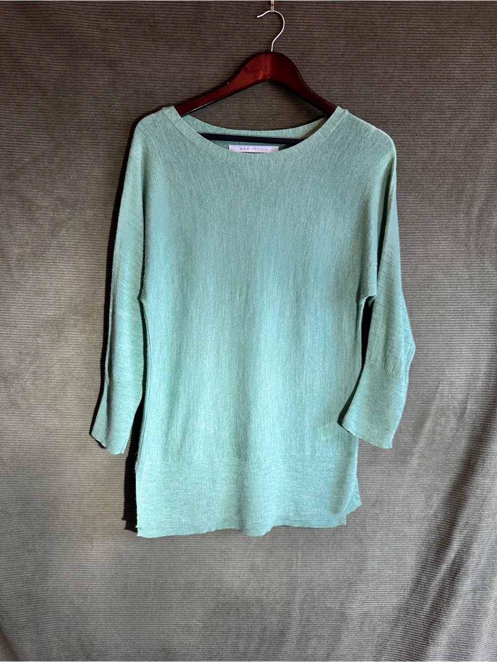100% Extra Fine Merino Wool Sweater by Max Studio